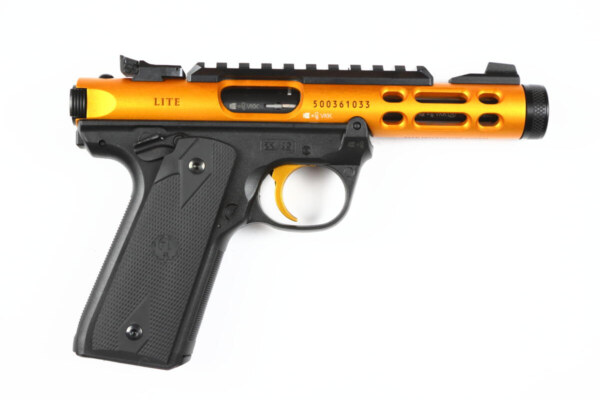 Ruger Mark IV 22/45 LITE Black/Gold - Image 3