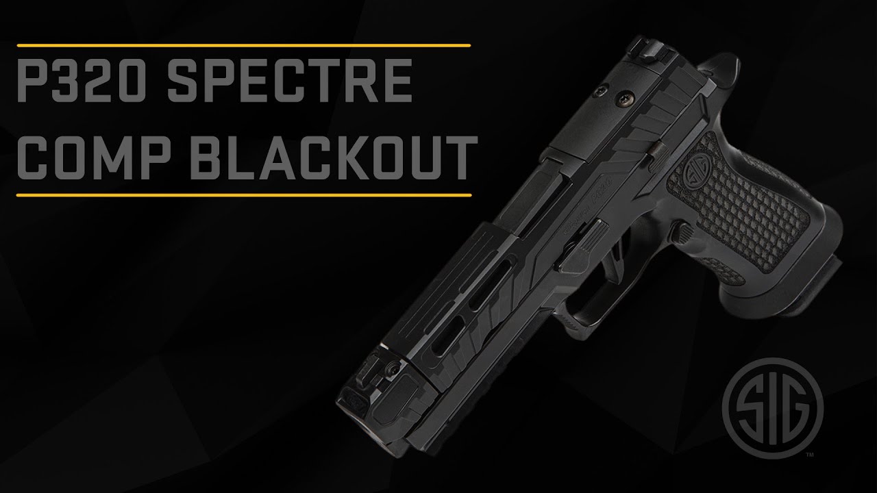 Sig Sauer P320 SPECTRE Comp. Black Edition - AWM